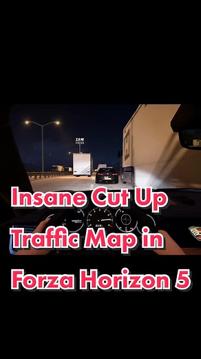 Insane Cut Up Traffic Map in Forza Horizon 5