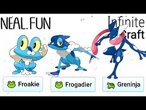 How to Make All Greninja Evolution in Infinite Craft | Get All Greninja Evolution in Infinite Craft