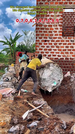 Installing a Bio Digester to Replace a Septic Tank