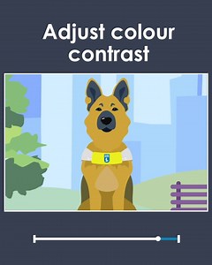 Here are three things you can do to make video posts more inclusive. Why not give them a go? . [Visual description: this animation shows three ways to make videos more accessible, particularly for people with visual impairments.] | Guide Dogs UK