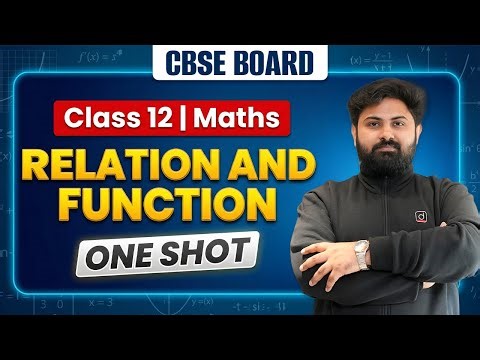Relations & Functions ONE SHOT 2026 | CBSE Board | Class 12 Mathematics | Drishti School Science