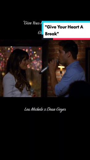Give Your Heart A Break from Glee S4 #leamichele #deangeyer #foryoupage #fyp #s4 #glee #gleeversion #demilovato
