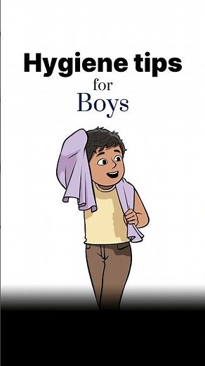 Simple hygiene tips for boys. #menstrupedia #boyhygiene