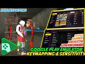 2026 Best Google Play Games Pc Free Fire Key mapping & Sensitivity | Google Play ff Headshot Setting
