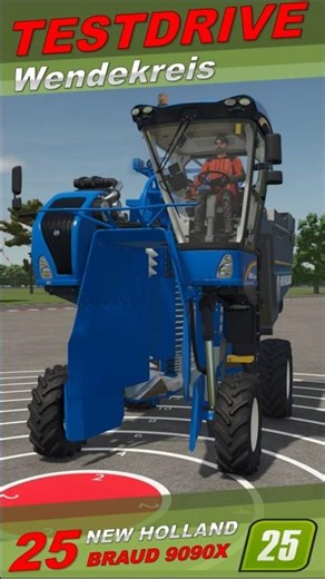 LS25 / FS25 🚜 NEW HOLLAND BRAUD 9090X OLIVE 💥 TURNING ROAD 💥 #ls25 #fs25