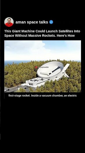 This Giant Machine Could Launch Satellite Into Space Without Massive Rockets #space #shorts #machine