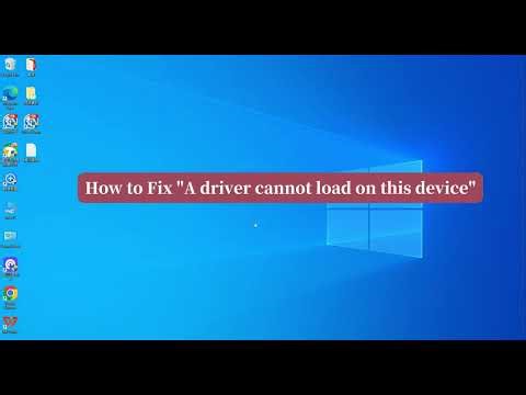 Fix “A Driver Cannot Load on This Device” Error — Windows 10/11 Quick Guide
