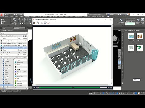 Fast AutoCAD 3D Classroom Floor Plan | Noob User