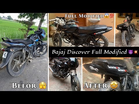 Bajaj Discover Full Modified😈💥 |Wrapping | Discover Modifications