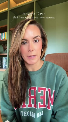 Advent Day 1 - Are you more consumed with expectations in this season, or with anticipation for how God has fulfilled and will continue to fulfill His promises? #advent #christiantiktok #christian #christmas