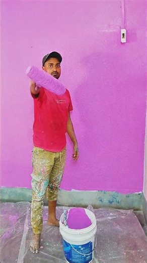 Apolite advance Hall room wall colour apply Asian paint. Code 7110 #painter #art #painting #workout
