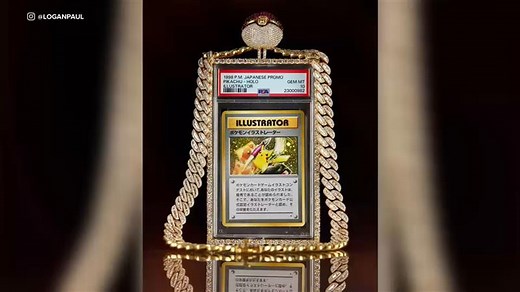 Logan Paul's Pikachu Illustrator PokÃ©mon card sells for record $16.5M at auction