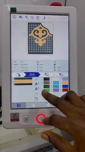 How to set colours for design on the monogram machine Part 2 #monogram | Irebowale Oluwatosin Bashiru
