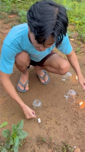 Turn on the rotating candle