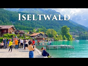 Iseltwald, Switzerland 4K - A Heavenly Beautiful Village in Switzerland | Walking Tour, Travel Vlog