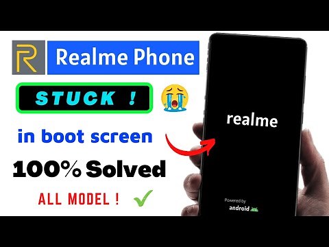 Solved Realme Mobiles Stuck in Boot Screen |Freez on Realme Logo - Realme Boot Loop Problem Solved