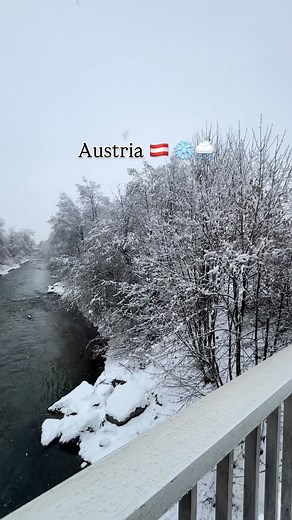 Snowfall in Austria 🇦🇹 ❄️ ⛄️ #winter #snowfall #cold | Asad Hussain