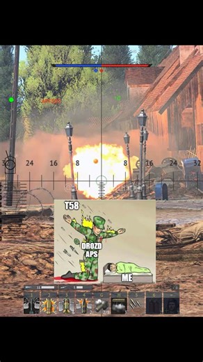 T-55AMD1 vs T58 Drozd APS 🔥🔥#warthunder #gaming #gaijin #warthundermoments