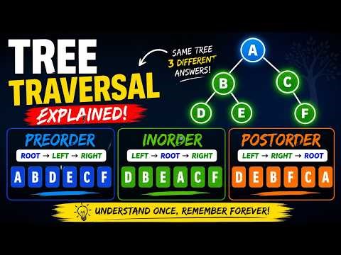 Tree Traversal Explained in 30 Seconds