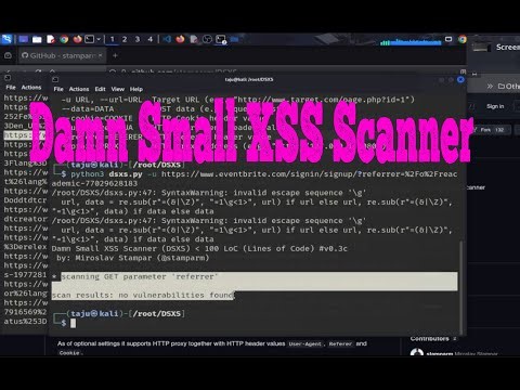 Damn Small XSS Scanner Install, Use & Uninstall and Find XSS Vulnerabilities Easily