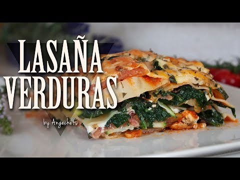 Lasaña de Verduras · Receta Fácil y Rápida