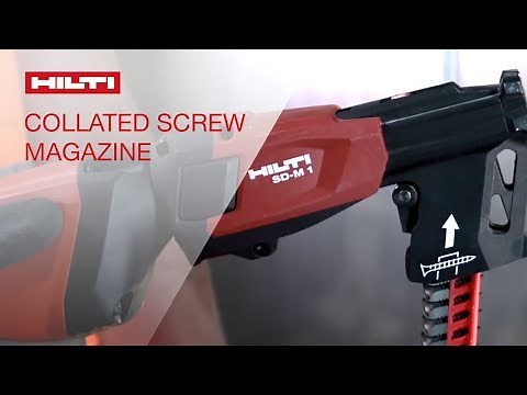 INTRODUCING the Hilti SD-M 1 collated drywall screw magazine