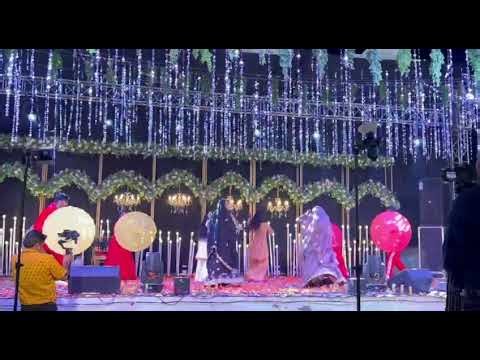 Sangeet dance performance ♥️ chachi's and bhatiji's stage todh performance #groupdance2024