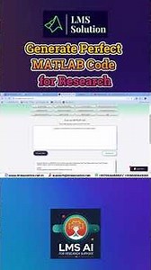 MATLAB code generator easily for Research