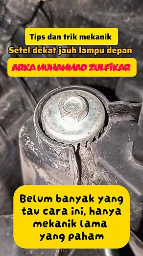 Tips and tricks for adjusting headlight beam distance #bikemaintenance #motorcyclelife #bikeproblems #mototech #mechaniclife | Arka Muhammad Zulfikar
