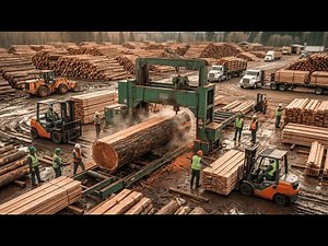 Inside Factory How a Modern Sawmill Turns Raw Logs Into Luxury Lumber #2