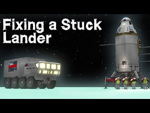 KSP: Repairing a Stranded Moon Lander! - Some Reassembly Required