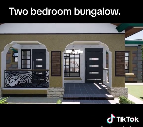 Two Bedroom Bungalow with Enclosed Kitchen and Porch