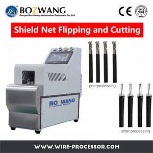 [Hot Item] Bzw-4W Hsd Shielding Wire Flipping Machine Shielding Net Cutting Machine for Coaxial Cable and Hsd Cable