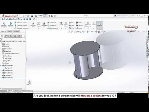 Two and Three Blades Savonius Rotor Design Tutorial on SolidWorks