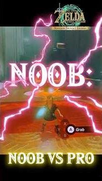Noob VS Pro in Zelda Tears of the Kingdom #zelda #zeldabotw #botw #switch2 #nintendoswitch