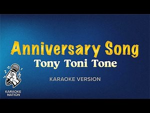 Tony Toni Tone - Anniversary Song (Karaoke Song with Lyrics)