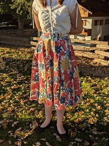 Vintage Style, 1950s Swing Skirt - Etsy UK
