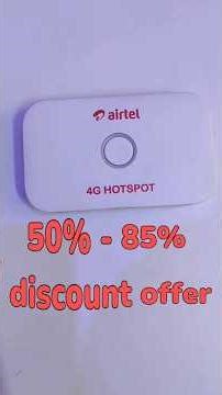Airtel 4G Hotspot Speed Test 😱 How Fast Is It Really? | techmachiofficial #airtel #Airtel4GHotspot