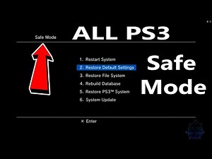How To Enter Safe Mode /Recovery On Any PS3 2020