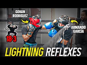 UNREAL! 18-3 Pro Boxer Shows Off LIGHTNING REFLEXES In Sparring!