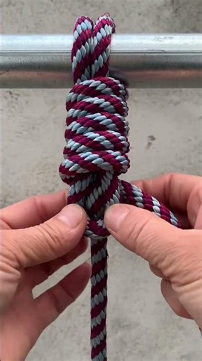 Easy to understand rescue rope knot method