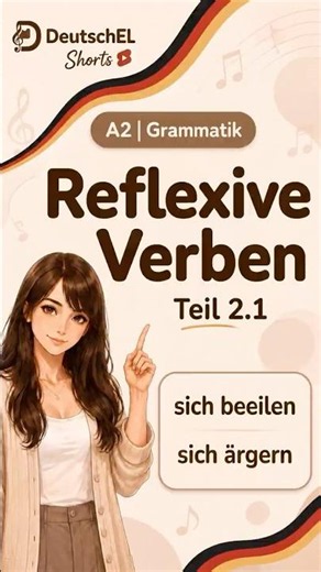 Lerne Reflexive Verben mit Musik! 🇩🇪 Teil 2.1