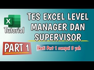 Microsoft Excel Job Test Questions for Manager and Supervisor Positions - Part One