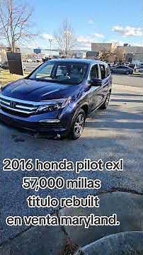 2016 honda pilot en venta