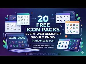 20 Free Icon Packs Every Web Designer Should Know
