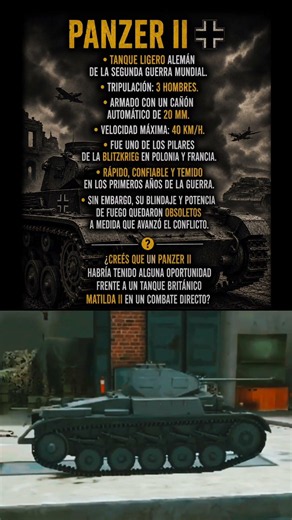 PANZER II: EL TANQUE QUE IMPULSÓ LA BLITZKRIEG ALEMANA
