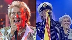 Rod Stewart's 94-year-old sister Mary joins him on stage for 'Sailing' in sweet moment - video