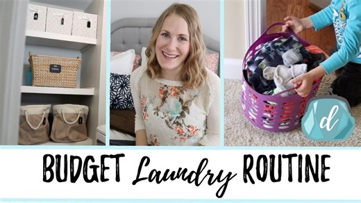 Budget laundry routine | Organization & tips
