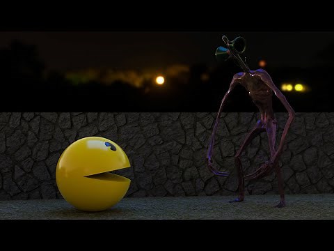 Pacman vs Siren Head [Crazy Fight]