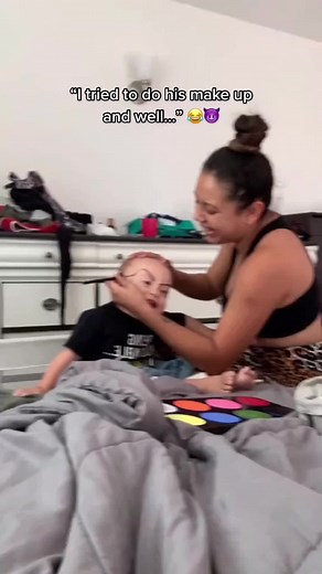 Baby eyebrow prank 😂😂#babylove #babytok #funnybaby #kids #kidsoftiktok #usa